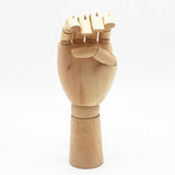 Maxbell 18cm Wooden Mannequin Hands Children Right Hand Model Sketching Drawing Hand - Aladdin Shoppers