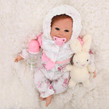Maxbell 18inch Cute Soft Vinyl Reborn Doll Infant Model Toy Kids Gift with Clothes - Aladdin Shoppers
