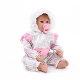 Maxbell 18inch Cute Soft Vinyl Reborn Doll Infant Model Toy Kids Gift with Clothes - Aladdin Shoppers