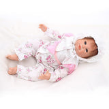 Maxbell 18inch Cute Soft Vinyl Reborn Doll Infant Model Toy Kids Gift with Clothes - Aladdin Shoppers