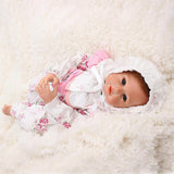 Maxbell 18inch Cute Soft Vinyl Reborn Doll Infant Model Toy Kids Gift with Clothes - Aladdin Shoppers