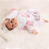 Maxbell 18inch Cute Soft Vinyl Reborn Doll Infant Model Toy Kids Gift with Clothes - Aladdin Shoppers