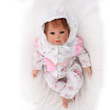 Maxbell 18inch Cute Soft Vinyl Reborn Doll Infant Model Toy Kids Gift with Clothes - Aladdin Shoppers