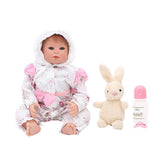 Maxbell 18inch Cute Soft Vinyl Reborn Doll Infant Model Toy Kids Gift with Clothes - Aladdin Shoppers