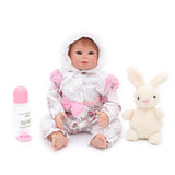 Maxbell 18inch Cute Soft Vinyl Reborn Doll Infant Model Toy Kids Gift with Clothes - Aladdin Shoppers