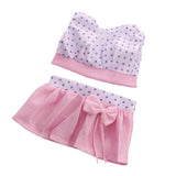 Maxbell 18inch Doll Summer Outfits Polka Dot Tops & Miniskirt for Doll - Aladdin Shoppers