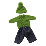 Maxbell 18inch Doll Winter Outfits Sweater Jeans Hat Set for Dolls Toy