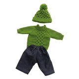 Maxbell 18inch Doll Winter Outfits Sweater Jeans Hat Set for Dolls Toy - Aladdin Shoppers