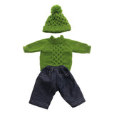 Maxbell 18inch Doll Winter Outfits Sweater Jeans Hat Set for Dolls Toy - Aladdin Shoppers