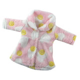 Maxbell 18inch Dolls Clothes Pink Plush Coat Pajamas for American Doll Outfit