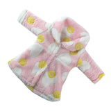 Maxbell 18inch Dolls Clothes Pink Plush Coat Pajamas for American Doll Outfit - Aladdin Shoppers