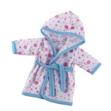 Maxbell 18inch Dolls Clothes White Coat Jacket Pajamas for American Doll Outfit - Aladdin Shoppers