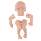 Maxbell 18inch Unpainted Soft Vinyl Newborn Baby Doll Kit Model Kids DIY Making Accs - Aladdin Shoppers