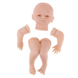 Maxbell 18inch Unpainted Soft Vinyl Newborn Baby Doll Kit Model Kids DIY Making Accs - Aladdin Shoppers
