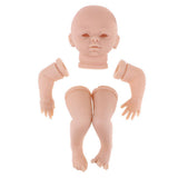 Maxbell 18inch Unpainted Soft Vinyl Newborn Baby Doll Kit Model Kids DIY Making Accs - Aladdin Shoppers