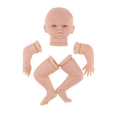 Maxbell 18inch Unpainted Soft Vinyl Newborn Baby Doll Kit Model Kids DIY Making Accs - Aladdin Shoppers