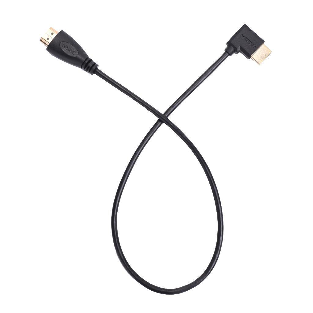 Maxbell 19.69'' 90 Degree Angle Micro HDMI Extension Lead Cord for HD-DVD HDTV - Aladdin Shoppers