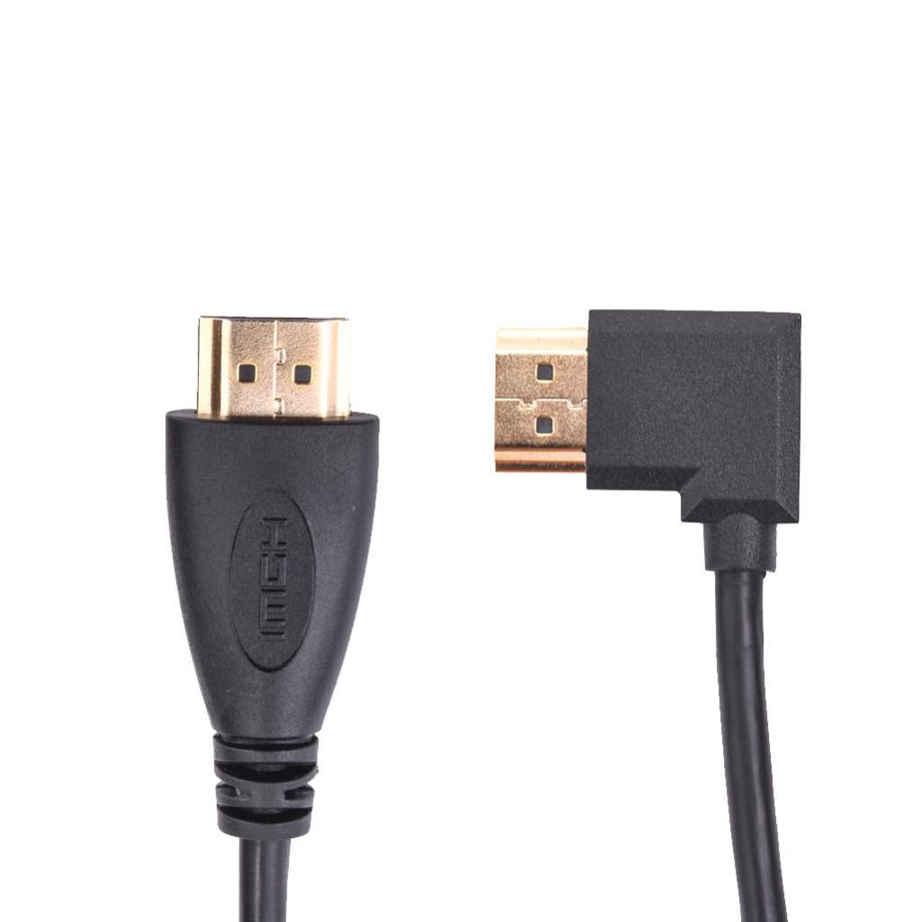 Maxbell 19.69'' 90 Degree Angle Micro HDMI Extension Lead Cord for HD-DVD HDTV - Aladdin Shoppers