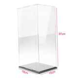 Maxbell 19x15x37cm Clear Model Display Box Figures Protection Show Case Home Decor - Aladdin Shoppers