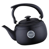 Maxbell 1L Stainless Steel Teapot Kitchen Tea Kettle Metal Stovetop Tea Pot Black - Aladdin Shoppers