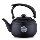 Maxbell 1L Stainless Steel Teapot Kitchen Tea Kettle Metal Stovetop Tea Pot Black - Aladdin Shoppers