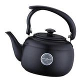 Maxbell 1L Stainless Steel Teapot Kitchen Tea Kettle Metal Stovetop Tea Pot Black - Aladdin Shoppers