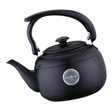 Maxbell 1L Stainless Steel Teapot Kitchen Tea Kettle Metal Stovetop Tea Pot Black - Aladdin Shoppers