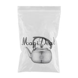 Maxbell 1L Stainless Steel Teapot Kitchen Tea Kettle Metal Stovetop Tea Pot Silver - Aladdin Shoppers