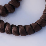 Maxbell 1m Fashion Girl Doll Curly Wig Hairpiece for BJD Doll DIY Accs Brown - Aladdin Shoppers