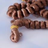 Maxbell 1m Fashion Girl Doll Curly Wig Hairpiece for BJD Doll DIY Accs Red Coffee - Aladdin Shoppers