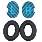 Maxbell 1Pair Earphones Cushion Earpads with 1Pair Blue Cotton Pads for BOSE - Aladdin Shoppers