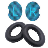 Maxbell 1Pair Earphones Cushion Earpads with 1Pair Blue Cotton Pads for BOSE - Aladdin Shoppers