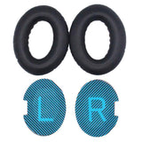 Maxbell 1Pair Earphones Cushion Earpads with 1Pair Blue Cotton Pads for BOSE - Aladdin Shoppers