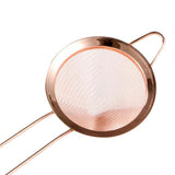 Maxbell 1pc Fine Mesh 85mm Colander Stainless Steel Cocktail Strainer Copper Plating - Aladdin Shoppers