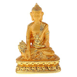 Maxbell 1pc Meditation Buddha Statue Religion Sculpture Buddhist Pharmacist Figurine - Aladdin Shoppers
