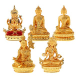 Maxbell 1pc Meditation Buddha Statue Religion Sculpture Buddhist Pharmacist Figurine - Aladdin Shoppers