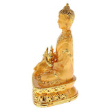 Maxbell 1pc Meditation Buddha Statue Religion Sculpture Buddhist Pharmacist Figurine - Aladdin Shoppers