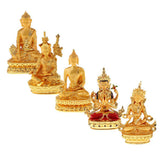 Maxbell 1pc Meditation Buddha Statue Religion Sculpture Buddhist Pharmacist Figurine - Aladdin Shoppers