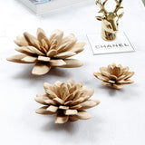 Maxbell 1Pc Simple Modern Nordic Style Wooden Flower Desktop Decor Home Decoration M - Aladdin Shoppers