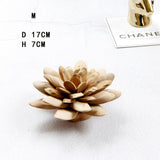 Maxbell 1Pc Simple Modern Nordic Style Wooden Flower Desktop Decor Home Decoration M - Aladdin Shoppers