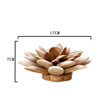 Maxbell 1Pc Simple Modern Nordic Style Wooden Flower Desktop Decor Home Decoration M - Aladdin Shoppers