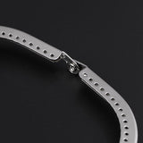 Maxbell 1Pcs Silver Purse Bag Kiss Clasp Lock Metal Arch Frame DIY Bag Accessories - Aladdin Shoppers