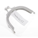 Maxbell 1Pcs Silver Purse Bag Kiss Clasp Lock Metal Arch Frame DIY Bag Accessories - Aladdin Shoppers