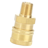 Maxbell 1x Brass Pressure Washer Quick Connect 12mm to 1/4 Male Coupler Adapter - Aladdin Shoppers