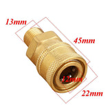 Maxbell 1x Brass Pressure Washer Quick Connect 12mm to 1/4 Male Coupler Adapter - Aladdin Shoppers