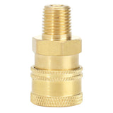 Maxbell 1x Brass Pressure Washer Quick Connect 12mm to 1/4 Male Coupler Adapter - Aladdin Shoppers