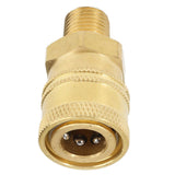 Maxbell 1x Brass Pressure Washer Quick Connect 12mm to 1/4 Male Coupler Adapter - Aladdin Shoppers