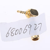 Maxbell 2.5mm L-shaped Right Angle 4 Pole Male Plug Conductor Connector silver - Aladdin Shoppers