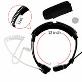 Maxbell 2.5mm Throat Vibration Mic Headset Air Tube Earpiece Headset for Motorola - Aladdin Shoppers