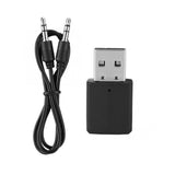 Maxbell 2 in 1 3.5mm USB Bluetooth 5.0 Stereo Audio Receiver Transmitter (Black) - Aladdin Shoppers